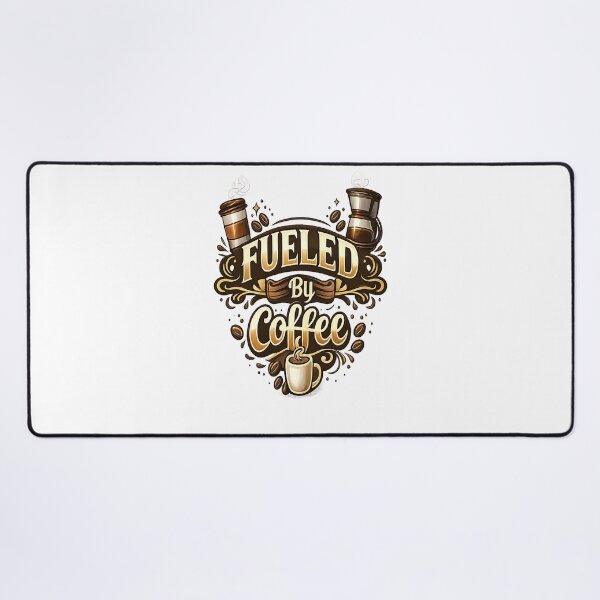 Item preview, Fueled by Coffee Lover Typography Design designed and sold by AntonioJ8.