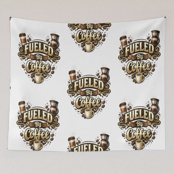 Item preview, Fueled by Coffee Lover Typography Design designed and sold by AntonioJ8.