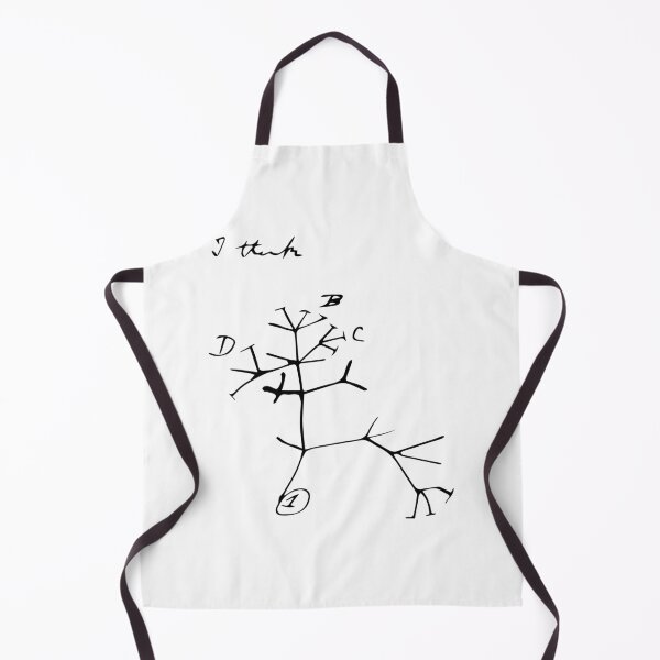 Item preview, Nerdy Vintage I Think Darwin's Tree Biology Science Teacher Black Text designed and sold by MathWare MathClips.