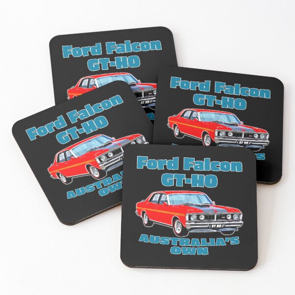 Item preview, Ford Falcon XY GT-HO Vermilion Fire Australian Muscle Car Art designed and sold by Michael van der Hoorn.