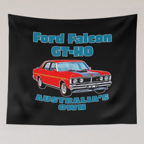 Item preview, Ford Falcon XY GT-HO Vermilion Fire Australian Muscle Car Art designed and sold by Michael van der Hoorn.