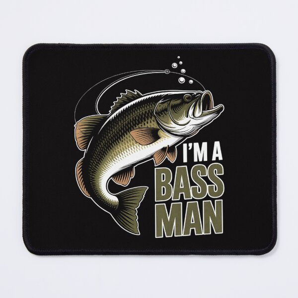 Item preview, Bass Fishing Angling Mam Black Fish Fisherman Sport designed and sold by teltvitossuilea.