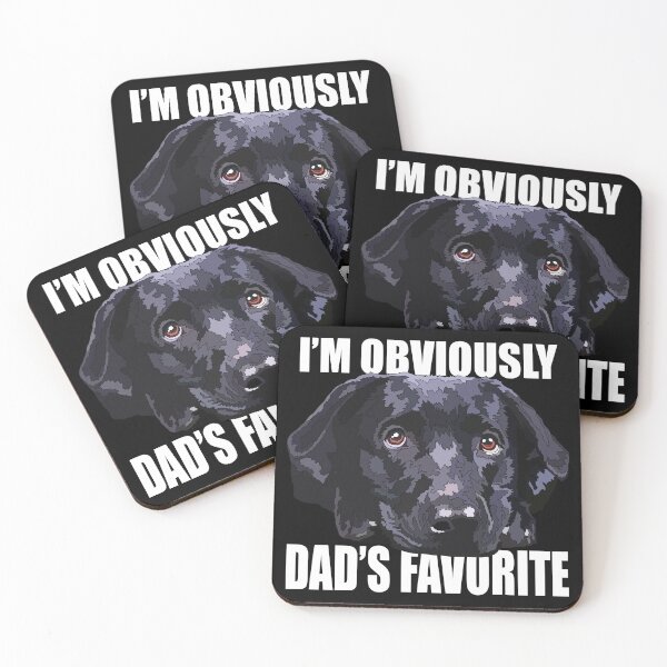 Item preview, Black Lab Dog Dads Favourite designed and sold by Just-Arts-4U.