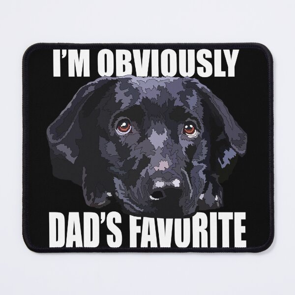 Item preview, Black Lab Dog Dads Favourite designed and sold by Just-Arts-4U.