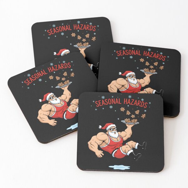 Item preview, Seasonal Hazards: Santa’s Slippery Snack Break designed and sold by MANA-Goods.