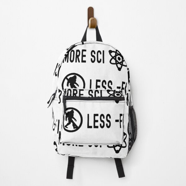 Item preview, Funny Nerdy More Sci Less Fi Science Education Teacher Black Text designed and sold by MathWare MathClips.