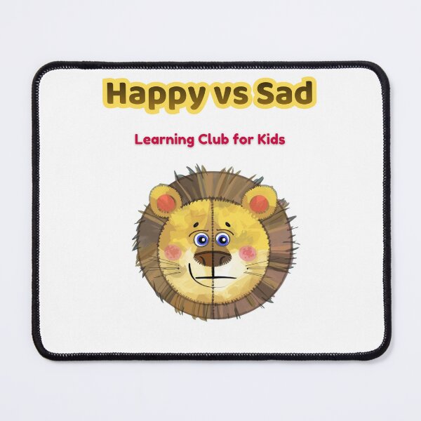 Item preview, Happy vs Sad – Emotions Learning for Kids | Cute Lion Design designed and sold by AME Kids Designs.