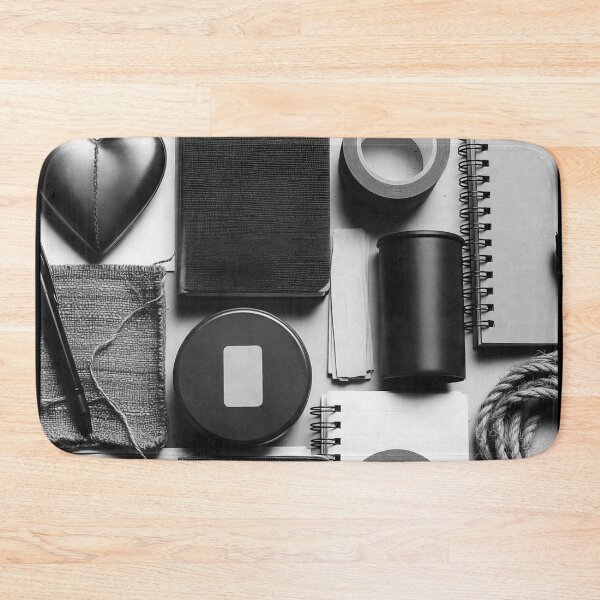 Item preview, Black and White Creative Flatlay designed and sold by SassyArtistry.