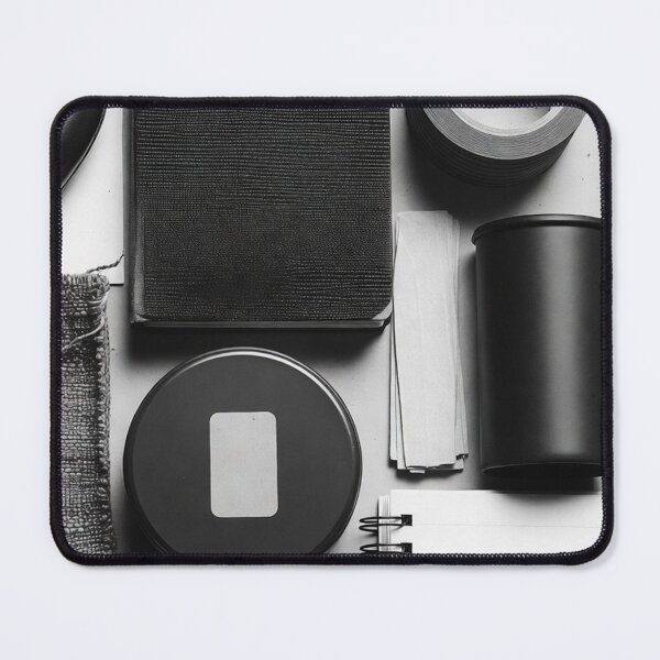 Item preview, Black and White Creative Flatlay designed and sold by SassyArtistry.