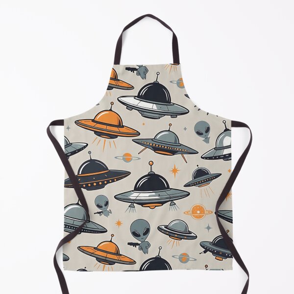 Item preview, Playful UFO and Alien Pattern designed and sold by SassyArtistry.