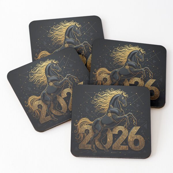 Item preview, Fiery Horse 2026 design, geometric, ornate, ornamental, dynamic designed and sold by 4Seasons.