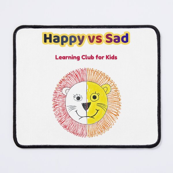 Item preview, Happy vs Sad – Cute Lion Emotions | Learning Club for Kids designed and sold by AME Kids Designs.