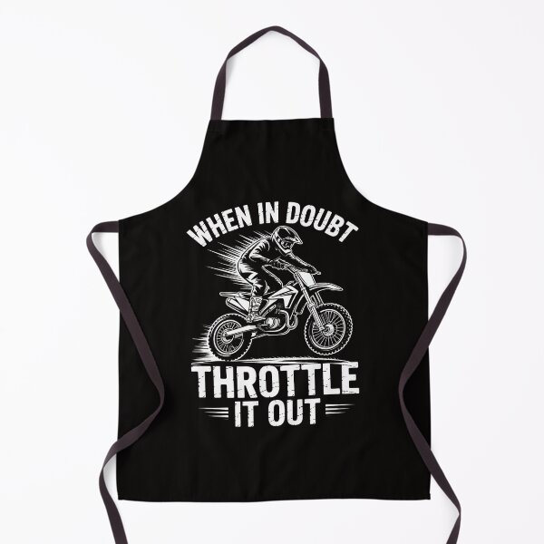Item preview, When In Doubt Throttle Dirt Bike Motocross Men Women Kids designed and sold by margaridroso.