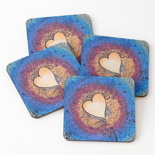 Item preview, glowing heart designed and sold by Goozeling.