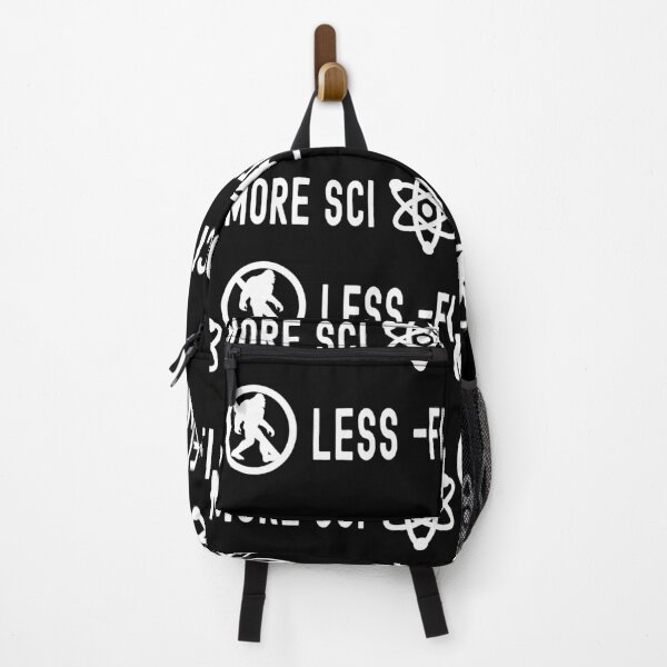 Item preview, Funny Nerdy More Sci Less Fi Science Education Teacher White Text designed and sold by MathWare MathClips.