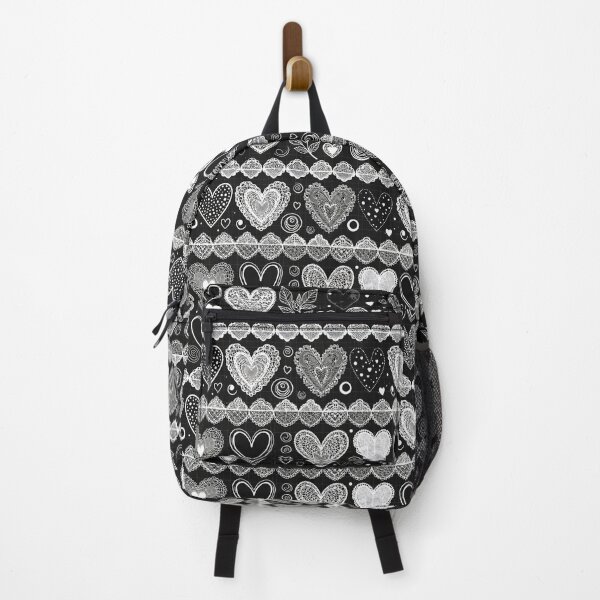 Item preview, Black and White Heart Pattern designed and sold by SassyArtistry.