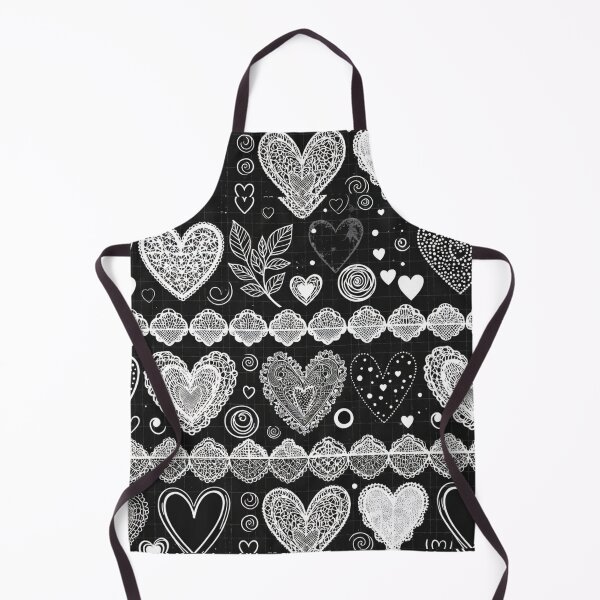 Item preview, Black and White Heart Pattern designed and sold by SassyArtistry.