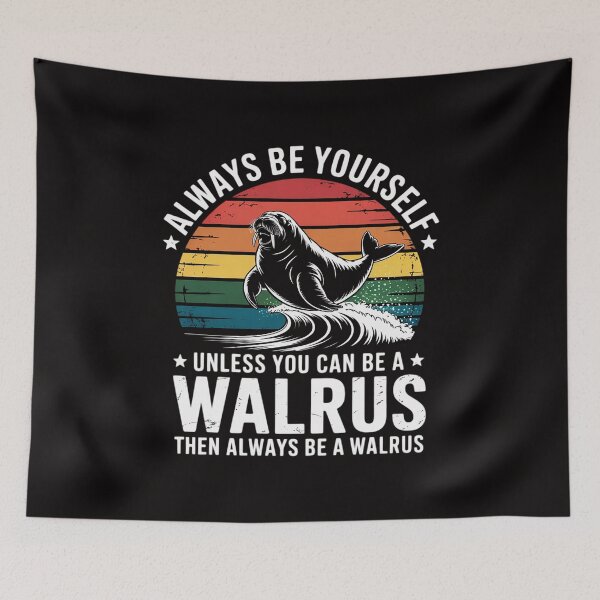 Item preview, Walrus Always Be Yourself  Men Women Sea Animal designed and sold by margaridroso.