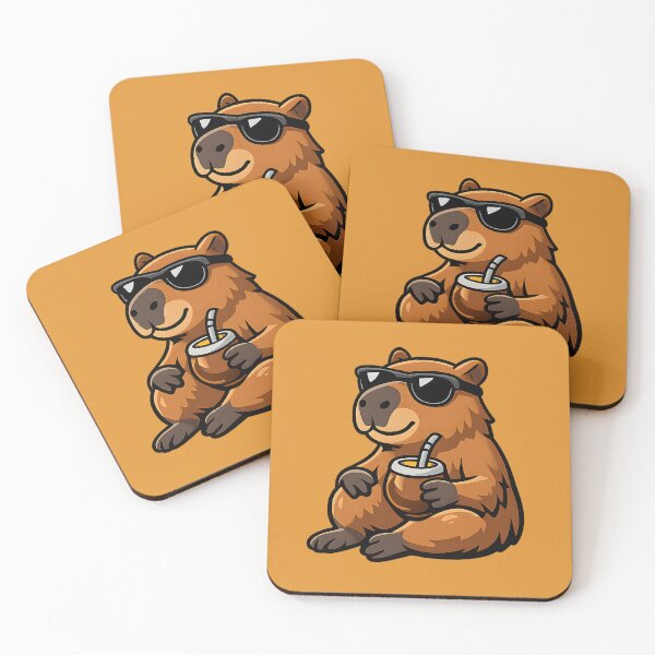 Item preview, Mate Time Capybara designed and sold by KawaiiOrbit.
