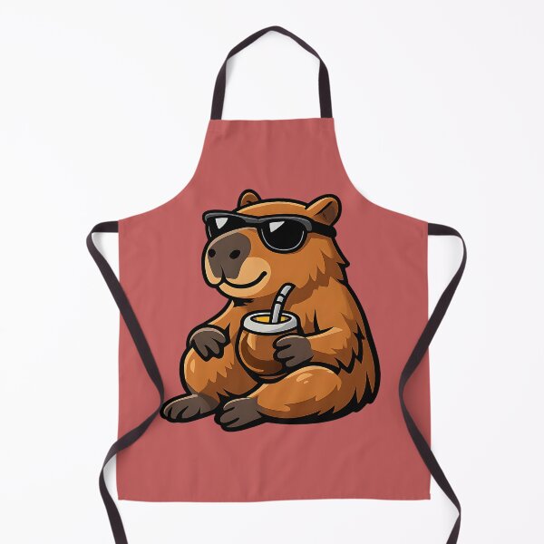 Item preview, Mate Time Capybara designed and sold by KawaiiOrbit.