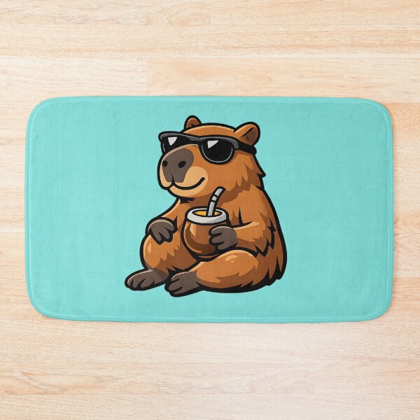 Item preview, Mate Time Capybara designed and sold by KawaiiOrbit.
