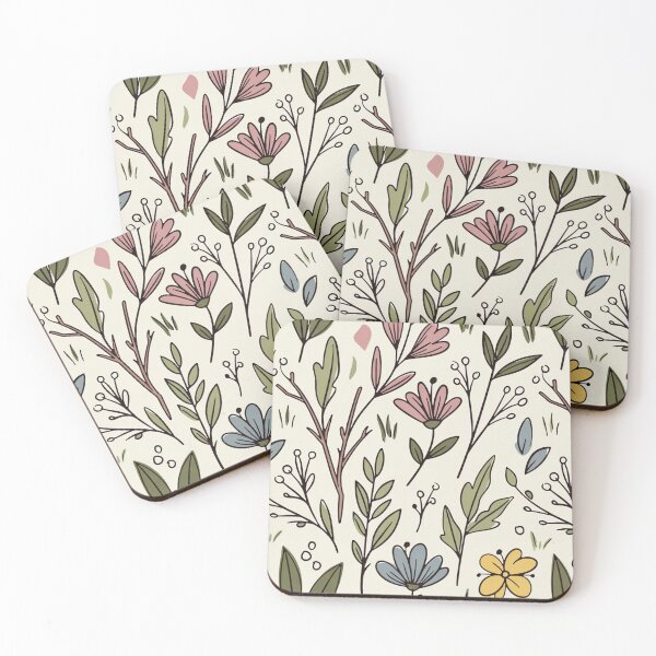 Item preview, Delicate Wildflower Botanical Pattern designed and sold by SassyArtistry.