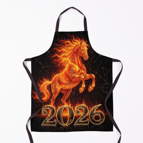 Item preview, Fiery Horse 2026 design, geometric, ornate, ornamental, dynamic designed and sold by 4Seasons.