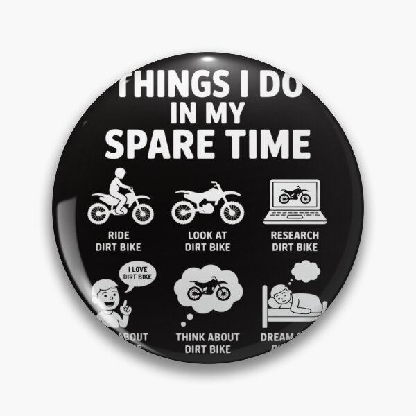 Item preview, Things I Do In My Spare Time Dirt Bike Motocross Biker designed and sold by margaridroso.