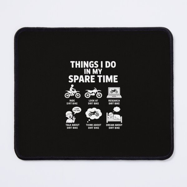 Item preview, Things I Do In My Spare Time Dirt Bike Motocross Biker designed and sold by margaridroso.