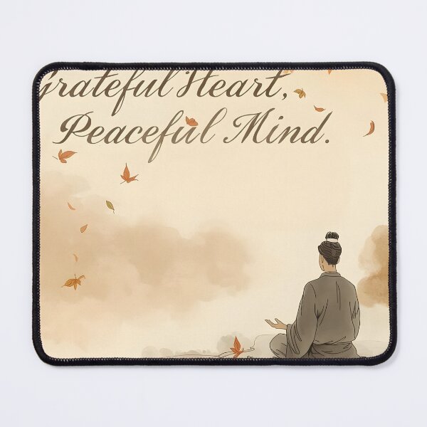 Item preview, Grateful Heart, Peaceful Mind: Zen Autumn Tranquility designed and sold by VibranPalette.