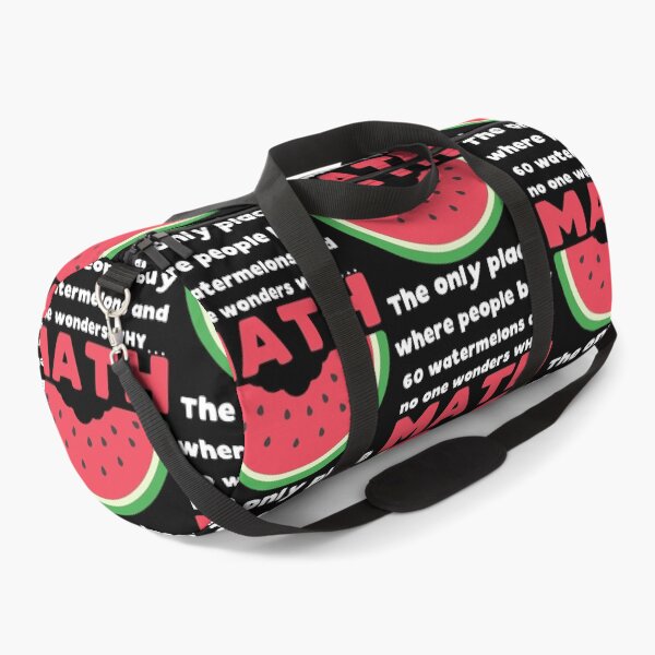 Item preview, Funny Nerdy Math The Only Place Where People Buy 60 Watermelons and No Wonders Why Teacher White Text designed and sold by MathWare MathClips.