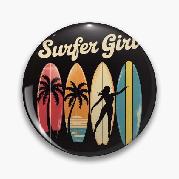 Item preview, Surfer Girl Surfboard Surfing Women Girls Surf Ocean Surfing designed and sold by margaridroso.