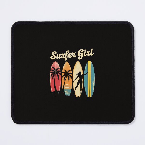 Item preview, Surfer Girl Surfboard Surfing Women Girls Surf Ocean Surfing designed and sold by margaridroso.