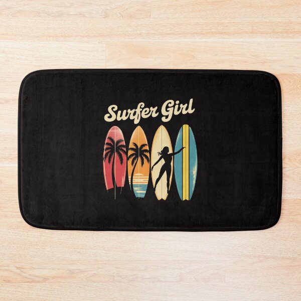 Item preview, Surfer Girl Surfboard Surfing Women Girls Surf Ocean Surfing designed and sold by margaridroso.