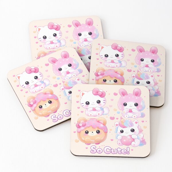 Item preview, Kawaii Cute Friends Illustration designed and sold by BloomOfDesign.