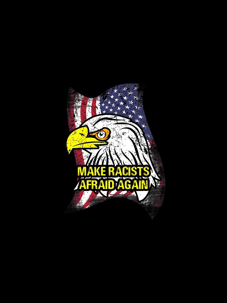 Thumbnail 5 of 5, A-Line Dress, Make Racist Afraid Again Anti Racist  designed and sold by CreativeStrike.