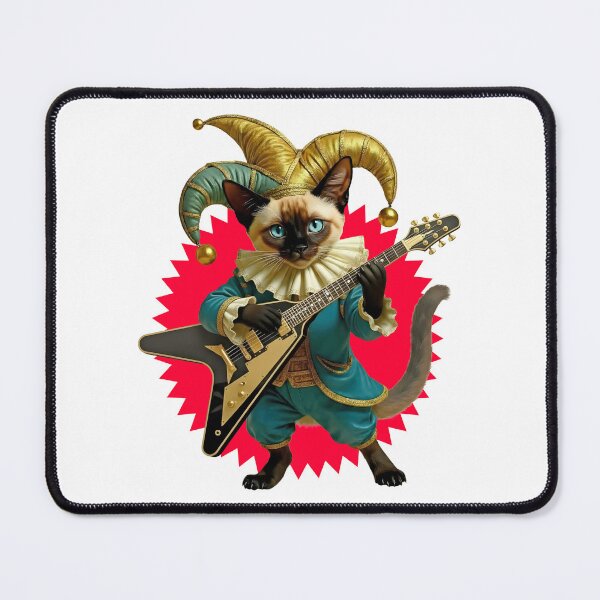 Item preview, Joker Tomcat with Flying V Guitar designed and sold by the art of cats and pets.
