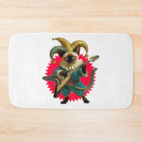 Item preview, Joker Tomcat with Flying V Guitar designed and sold by the art of cats and pets.
