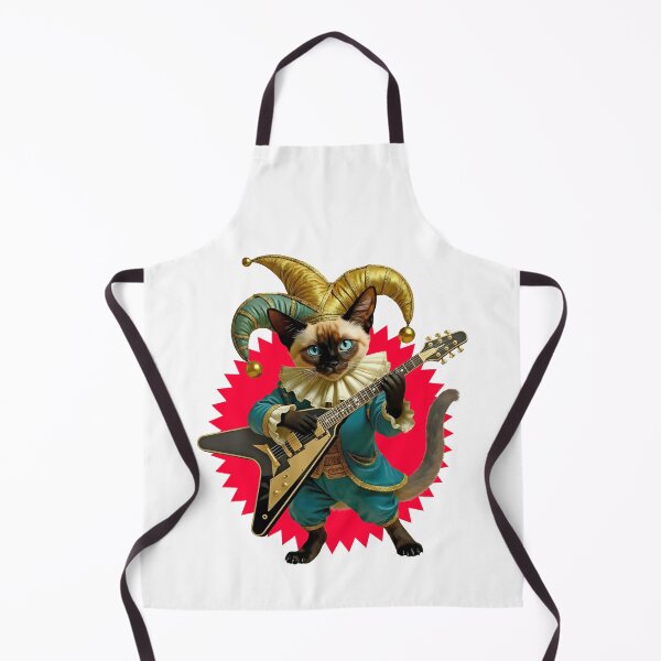 Item preview, Joker Tomcat with Flying V Guitar designed and sold by the art of cats and pets.