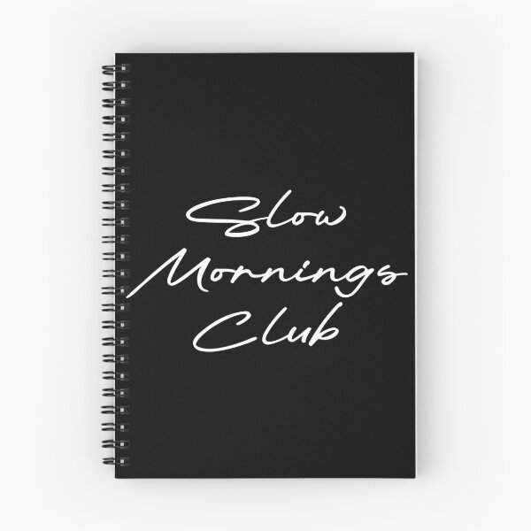 Item preview, Slow Mornings Club designed and sold by Ninjacatoff.