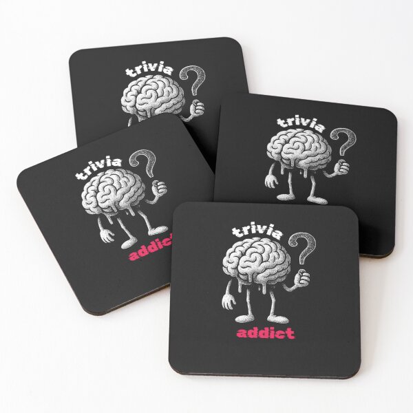 Item preview, Trivia Addict Funny Brain Pun designed and sold by SharpThreadZ.