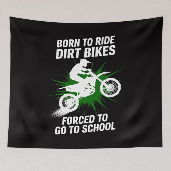 Item preview, Supercross Forced to go to School Motocross Dirt Bike Gift designed and sold by Minoloinan.