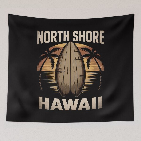 Artikelvorschau, Surfbrett North Shore Hawaii Oahu Haleiwa Surfer entworfen und verkauft von Minoloinan.