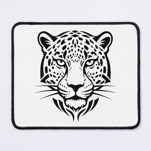 Item preview, Leopard Portrait: Tribal Big Cat Design designed and sold by Fuechse.