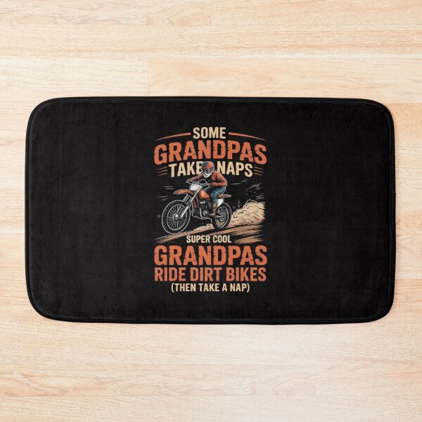 Item preview, Some Grandpas take naps supper cool Grandpas ride Dirt Bikes designed and sold by Minoloinan.