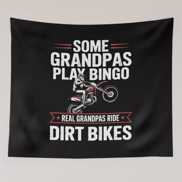 Item preview, Some Grandpas Play Bingo Real Grandpas Ride Dirt Bikes designed and sold by Minoloinan.