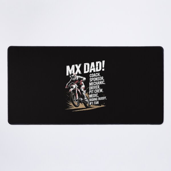 Item preview, MX Dad Coach Sponsor Mechanic Driver Riding Buddy Dirt Bike designed and sold by Minoloinan.