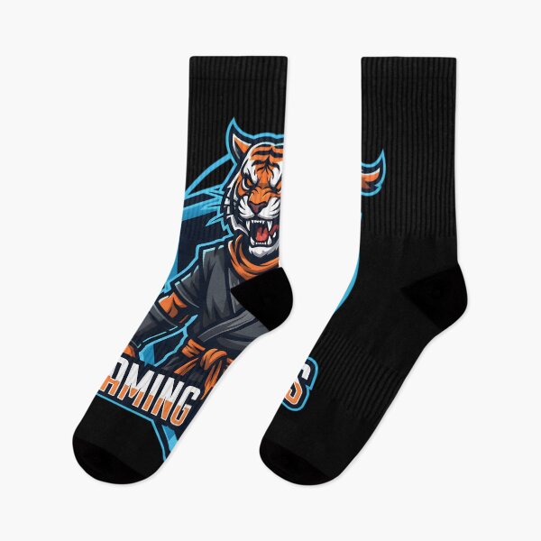 Item preview, Gaming Legends Tiger Warrior – Fearless Esports Samurai Logo Design designed and sold by SoulenCify.