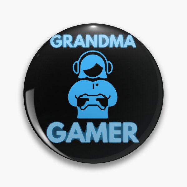 Item preview, Grandma Gamer Illustration designed and sold by StaticMood.