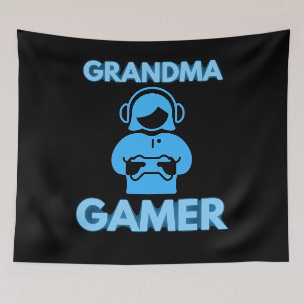 Item preview, Grandma Gamer Illustration designed and sold by StaticMood.